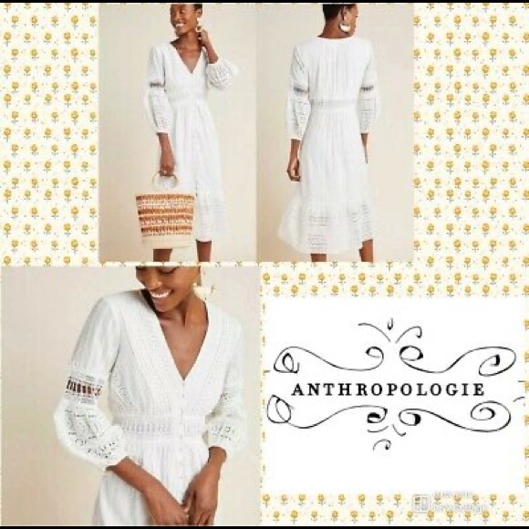 White Ebba eyelet dress NWT!! Send me an offer! - Picture 5 of 5